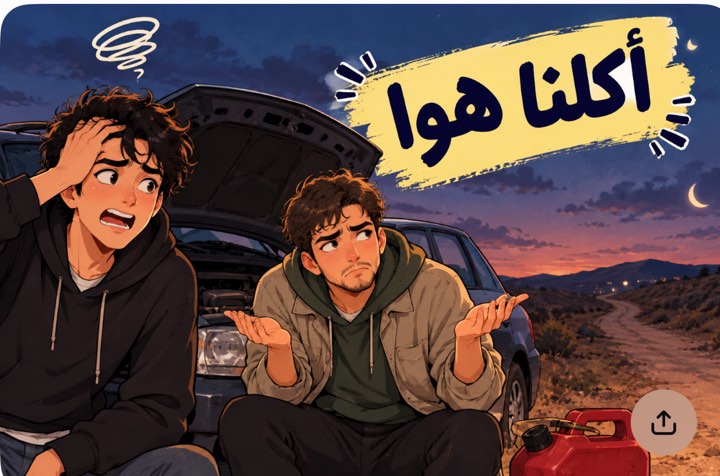 أكلنا هوا – اللهجة الفلسطينية الأردنية - قصة عربية