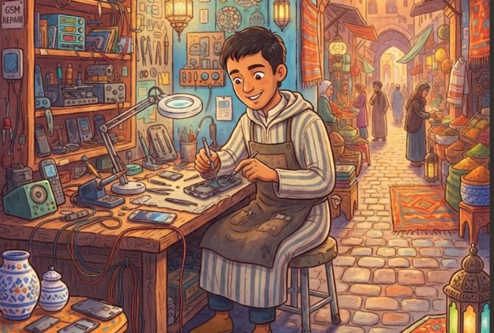 استغلال ديال الفرصة مهما كانت صغيرة-اللهجة المغربية - قصة عربية
