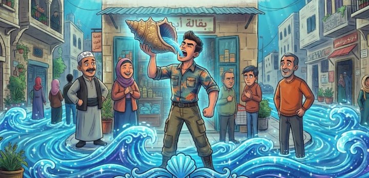 يشرب من البحر/ يبلّط البحر – اللهجة الفلسطينية الأردنية - قصة عربية