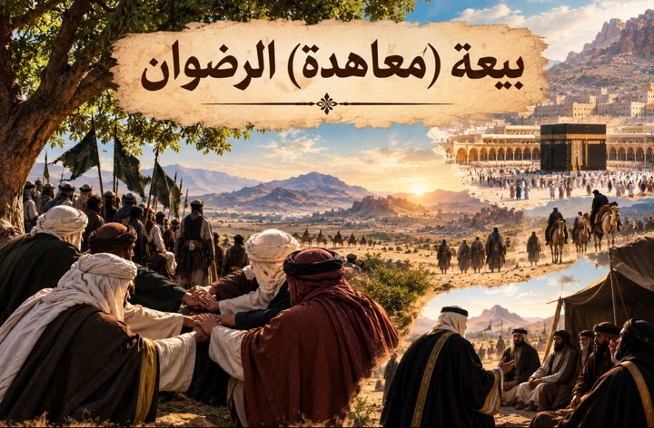 بيعة (معاهدة) الرضوان - قصة عربية