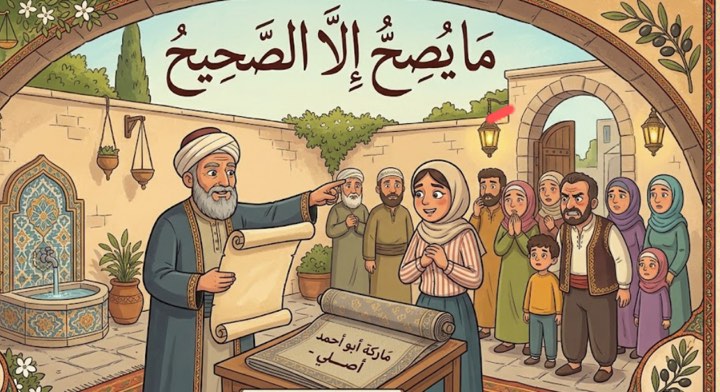 ما بيصح إلا الصحيح!-اللهجة السورية - قصة عربية