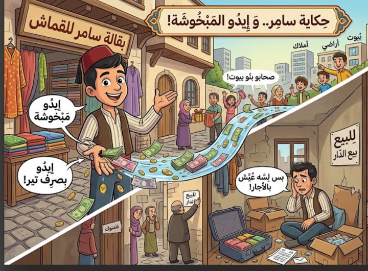 إيده مبخوشة-اللهجة السورية - قصة عربية