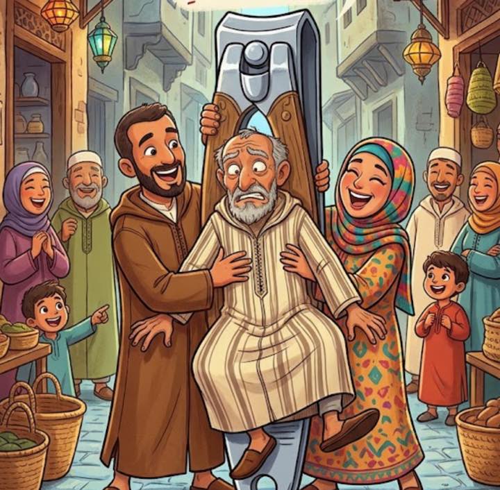 دْخَلْ بَيْنْ الظَّفْرْ وَاللَّحْمْ-اللهجة المغربية - قصة عربية